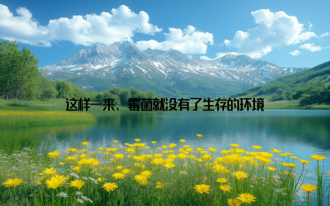 这样一来, 霉菌就没有了生存的环境