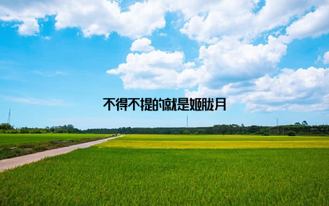 不得不提的就是姬胧月